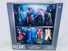 Disney Villains Custom Ornament 8pc Box Set - Christmas Figures Gaston Hades ect
