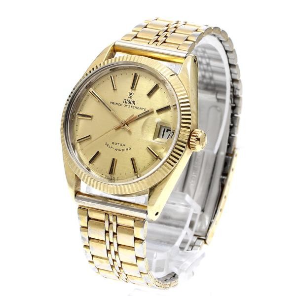 Tudor Prince Oysterdate 7990/5 34mm SS Gold Dial Automatic Date