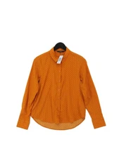 Vero Moda Women's Blouse S Orange 100% Polyester Basic