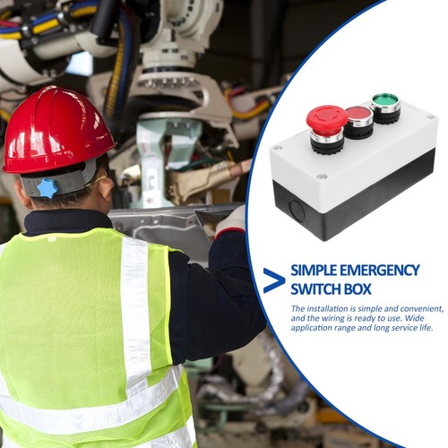 Emergency Switch Terminal Box Emergency Stop Start Switch Box - Afbeelding 4 van 12