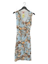 Joe Browns Wrap Midi Dress UK8 in Blue