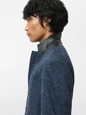  1398 NWT Brand New John Varvatos Collection Rind Jacket Blue