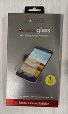 Zagg Invisible Shield Glass HD Clarity Screen Protector For Moto Z Droid Edition