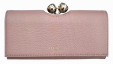 Ted Baker Rosyela Pink Large Leather Crystal Bobble Purse - Gift Boxed - New