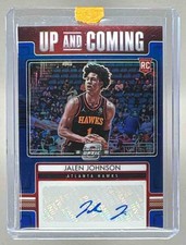 Jalen Johnson 2021 Panini Contenders Optic Blue Up and Coming RC Auto 46/75