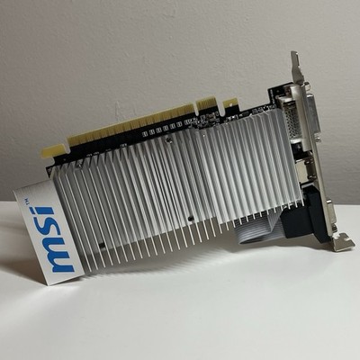 MSI NVIDIA GeForce 210 1GB DDR3 (N210-MD1GD3H/LP) Grafikkarte HDMI/DVI/VGA