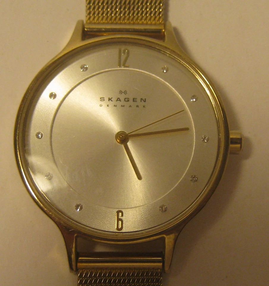 Classic SKAGEN Denmark ALL Stainless Steel Watch ANITA SKW 2150 NEW BATTERY - Image 2 of 4