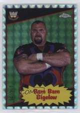 2025 Chrome WWE 1985 Topps Legends Aqua Geometric Refractor /125 Bam Bigelow 3hd