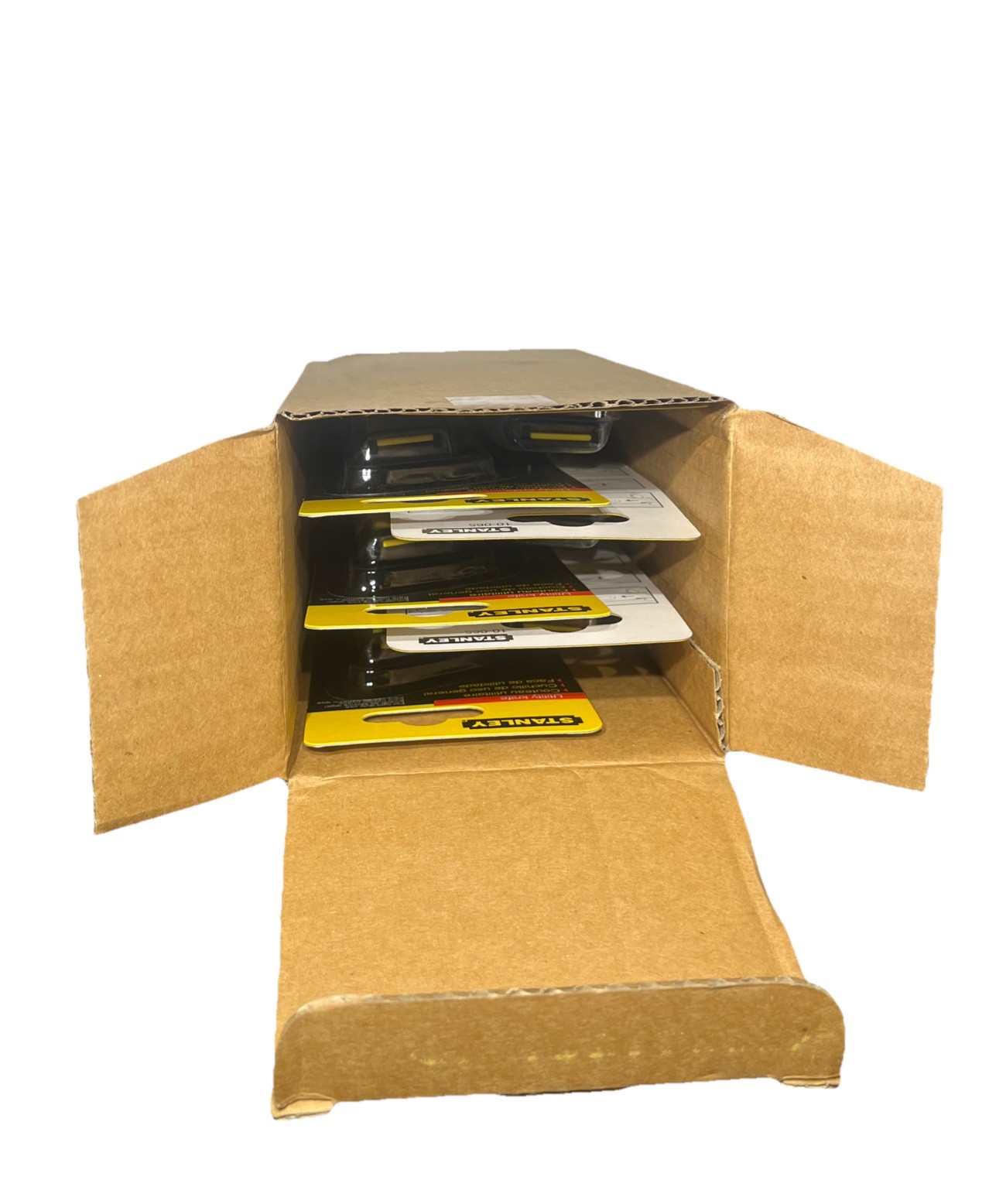 6 count Bulk Stanley light duty utility knife blade included new in package