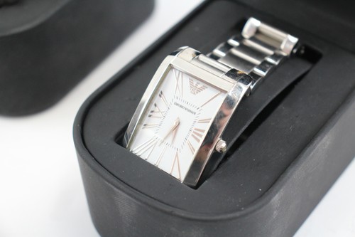 Mens Assorted Boxed Watches Quartz Emporio Armani Working x 2 - Picture 5 of 6