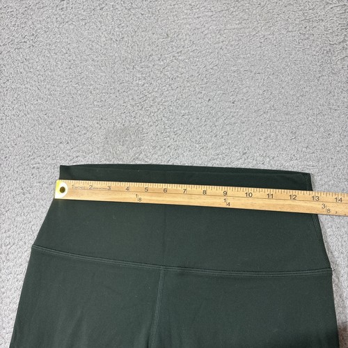 Lululemon Mujer Talla 8 Selva Verde Alineado Dobladillo Festoneado Altura Corte 23" - Imagen 6 de 10