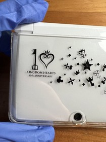 Nintendo 3DS - Ice White Handheld System - Read Description! - Kingdom Hearts