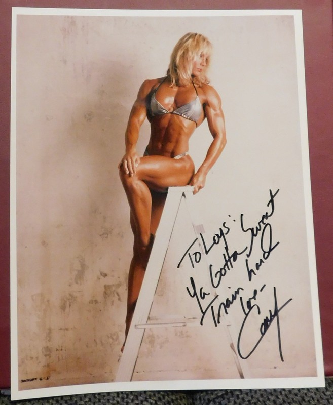 Cory Everson autographed 8x10 photo of this legendary fitness competitor/model