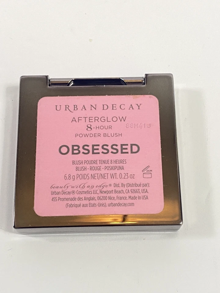 Urban Decay Obsessed Afterglow Blush 0.23 oz Full Size Pink 8 Hour Powder READ - Image 2 of 4