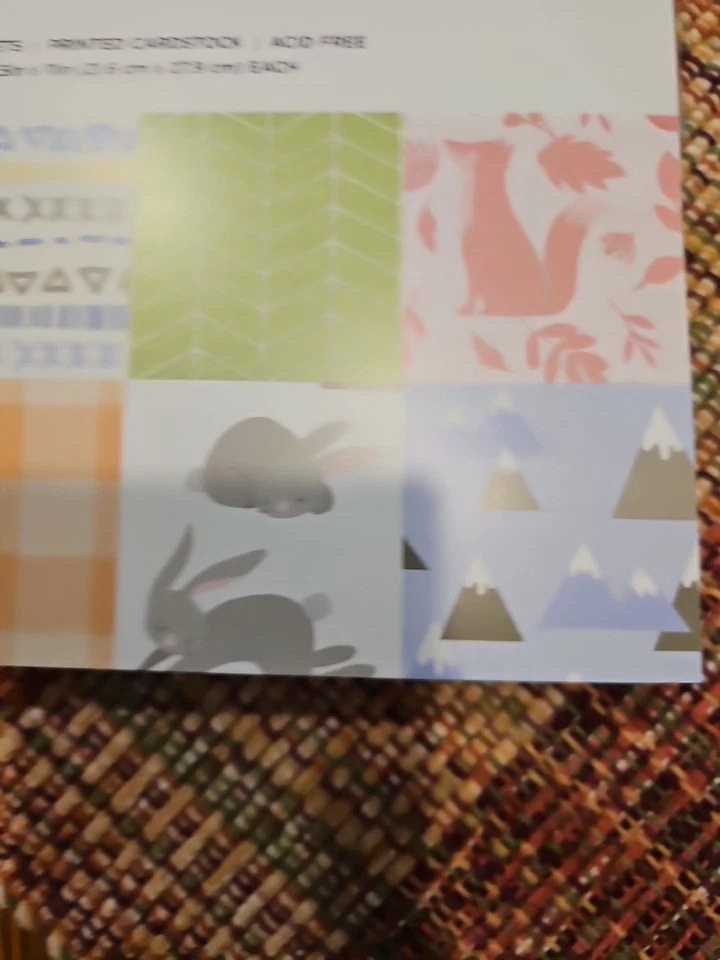 NEW PARK LANE LIL' SUNSHINE 8.5 x 11 Scrapbook Paper Pad 180 Sheets BABY NURSERY - Image 2 of 4