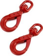 Grade 80 Forged Swivel Self-Locking Hook, 7100Lb Heavy Load Chain Connector