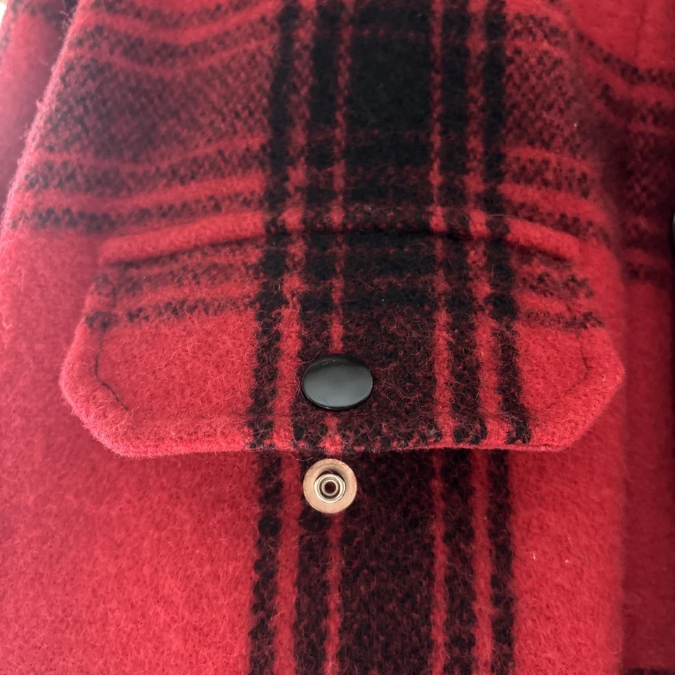Vintage Johnson Vermont Woolen Mills Wool Plaid Hunting Coat Size 38 ,with Pants - Image 4 of 4