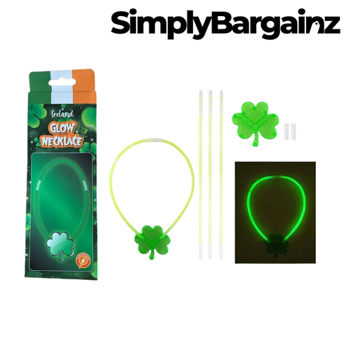 10x St Patricks Day Glow Stick Necklace Set Irish BULK BUY WHOLESALE - Picture 2 of 2