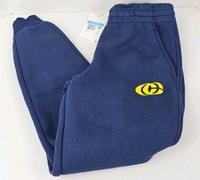Nike Big Kids' Caitlin Clark Fleece Jogger Sweatpants Sz M,L,XL Blue/Yellow