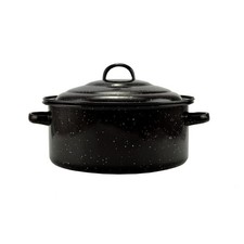Emaille Kochtopf mit Deckel Gulasch Glühwein...