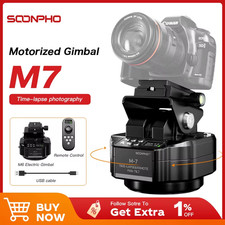 Camera Automatic Gimbal Tripod Head with Wireless 360 Rotation Motorized Panora