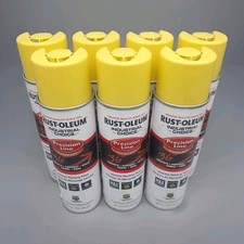 7-Pack Rust-Oleum High Visibility Yellow Precision Line Inverted Marking Paint