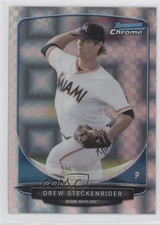 2013 Bowman Chrome Prospects Retail X-Fractor Drew Steckenrider #BCP183 0c2