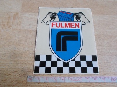 Aufkleber BATTERIEN FULMEN