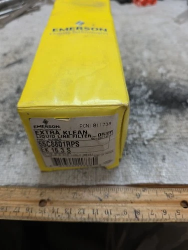 EMERSON Liquid Line Filter Drier, Compacted Bead EK163S - 3/8" 16 in³ NEW IN BOX