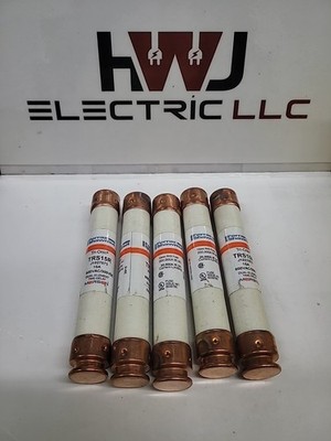 (Lot Of 5) FERRAZ SHAWMUT Tri-Onic TRS15R 15A Dual Element Time Delay Fuses