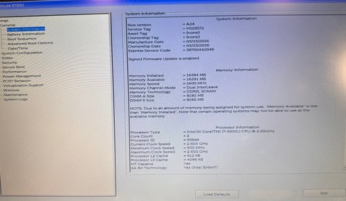 Dell Latitude E7250 16 GB i7-5600U@2,60 GHz 2core4 log proc 512 GB Win10Pro #690 - Foto 3 di 15