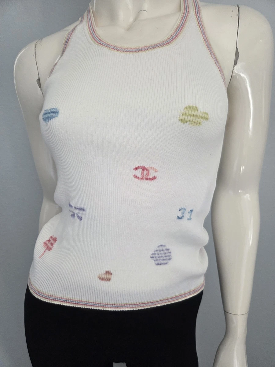CHANEL Striped Tank Tops for Women for sale | eBay