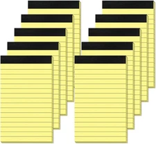 Yellow Note Pads 3X5 Small Notepads 3X5 Memo Pads Small Notebooks 3X5 Writing Pa