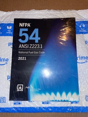 NFPA 54 ANSI Z223.1 National Fuel Gas Code 2021 Textbook