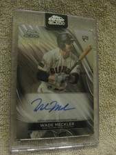2024 Topps Chrome Black Wade Meckler Auto RC Refractor Rookie /150 SF Giants