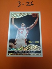 1993-94 Topps - Prize Black Gold Derrick Coleman #8