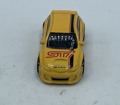 Hot Wheels Bright Yellow Subaru WRX STi Loose Diecast 1:64 2011