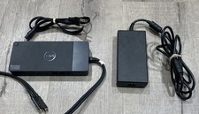 DELL K20A WD19DCS Dual USB-C Thunderbolt Cable Docking Station 180W AC Adapter