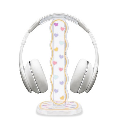 CamyCosy Headphone Holder for Desk, Gaming Headset & Earphone Stand - Clear L...