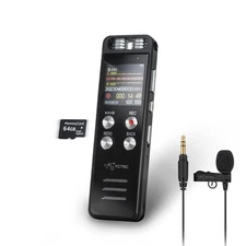 Digital Voice Recorder, Audio Noise Reduction, Sound Tape Recorder with Playb...