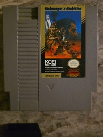 NES Nintendo Nobunaga's Ambition CIB Complete in Box w/ Poster GENUINE TESTED