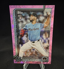Topps 2022 Pink Diamante Foil Jonathan Bermudez RC #US144 Marlins