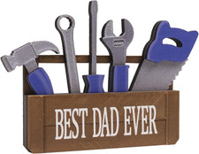 Happy Fathers Day Table Decorations, Wooden Best Dad Ever Sign, Father'S Day Dec