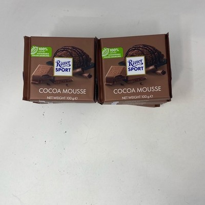 Ritter Sport Cocoa Mousse Milk Chocolate Brown 100g 11 Bars
