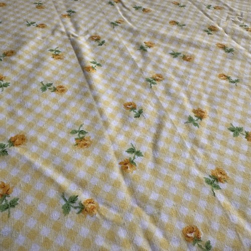 Juego de sábanas florales vintage Cannon Full Gingham Cottagecore Farmhouse Shabby Chic - Imagen 7 de 10