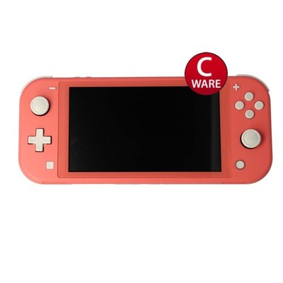 Switch Lite Konsole Koralle Coral #C mit Kabel und Spiel Mario Kart 8 Deluxe