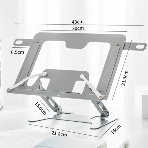 Free Lift Height Reading Stand Multi-Angle Metal Laptop Stand - Afbeelding 15 van 15