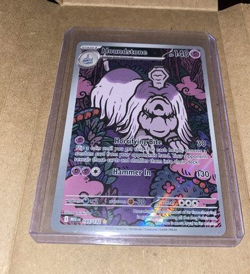 Pokemon TCG Houndstone 145/132 ME01 Mega Evolution Holo Illustration Rare