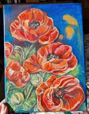 Poppy's Oil Painting On Canvas