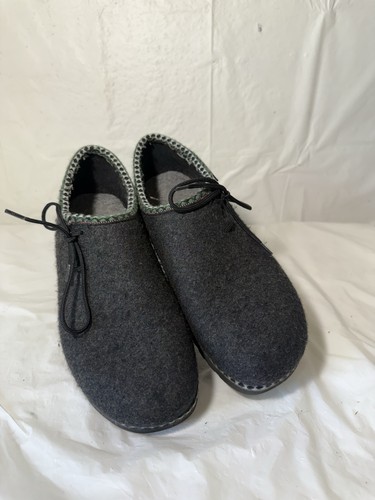 STEGMANN Wild ‘N Wooly Gray Wool-felt Oxford Clogs—SZ 10 - Picture 14 of 15